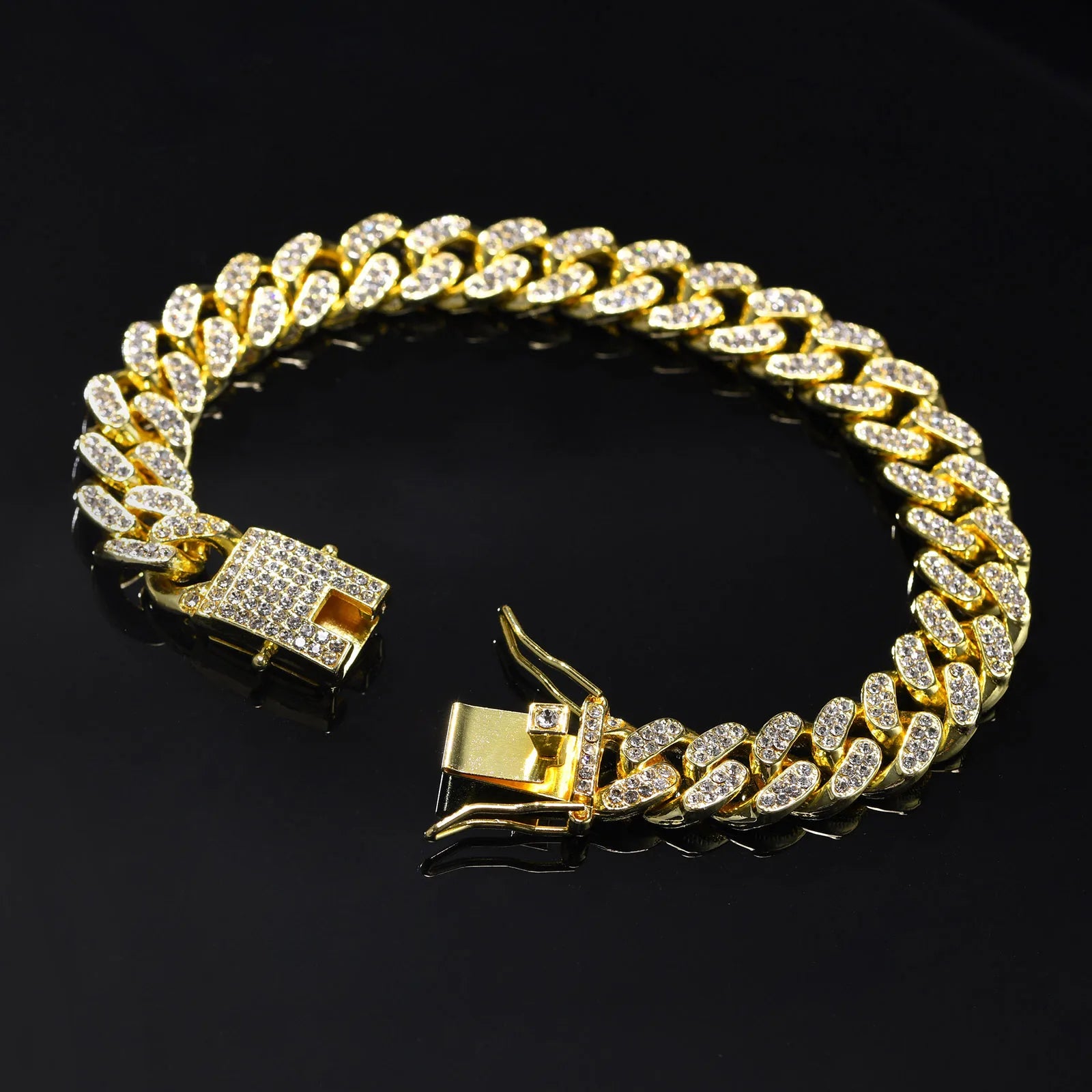 Cuban Rhinestones Bracelet